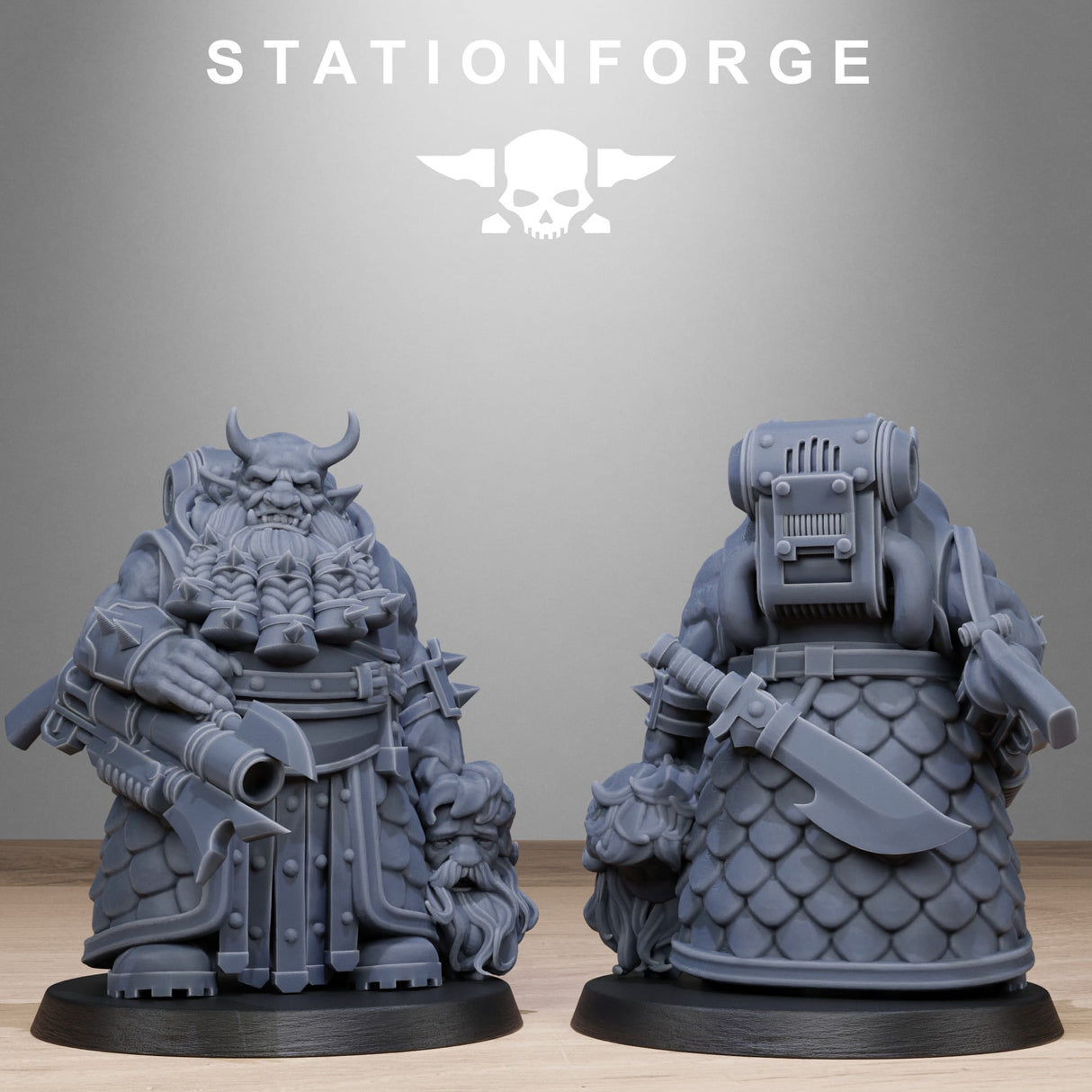Tabletop Terrain Miniature Corrupted Guard Dwarves
