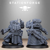 Tabletop Terrain Miniature Corrupted Guard Dwarves