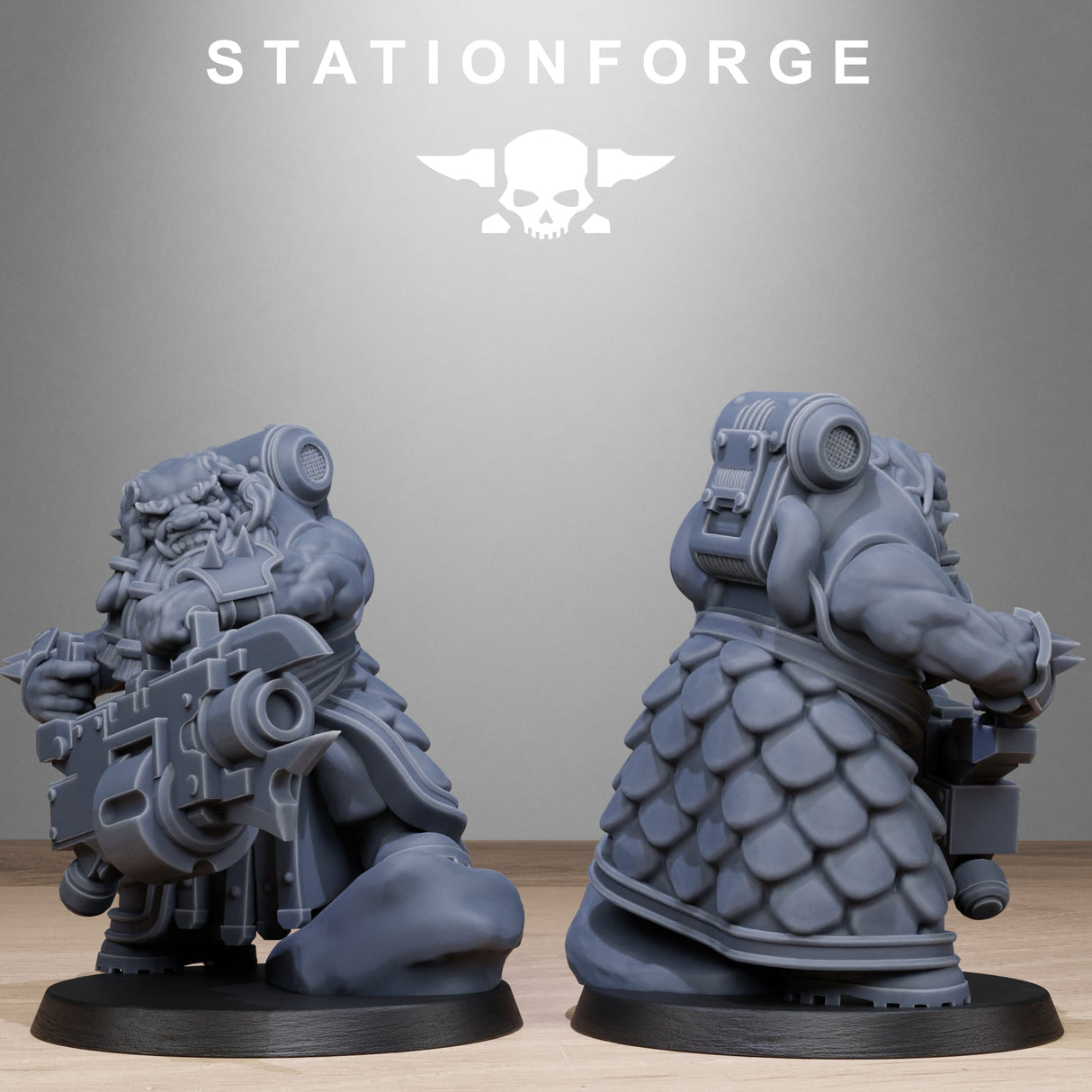 Tabletop Terrain Miniature Corrupted Guard Dwarves