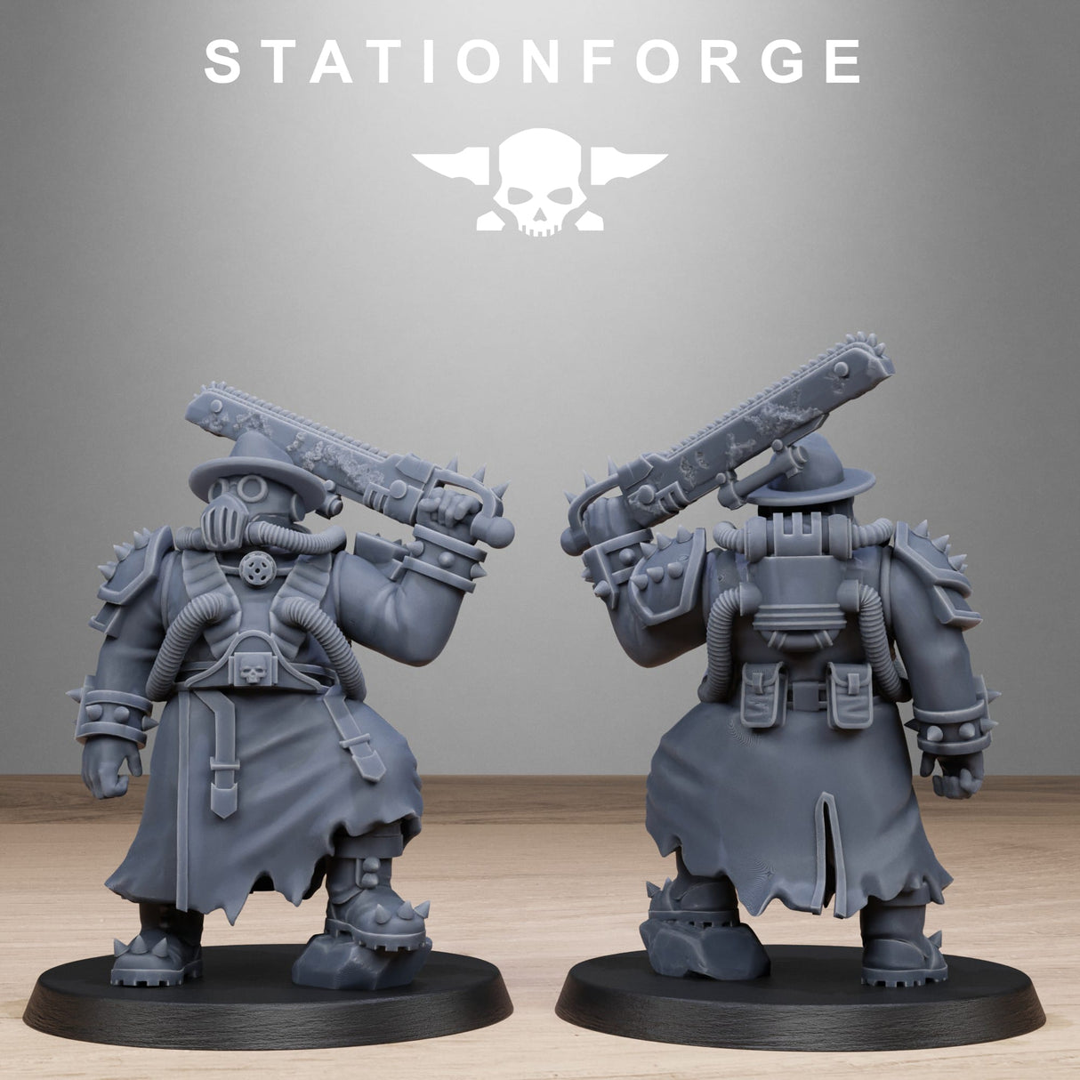 Tabletop Terrain Miniature Corrupted Guard Filthcrew Mutants
