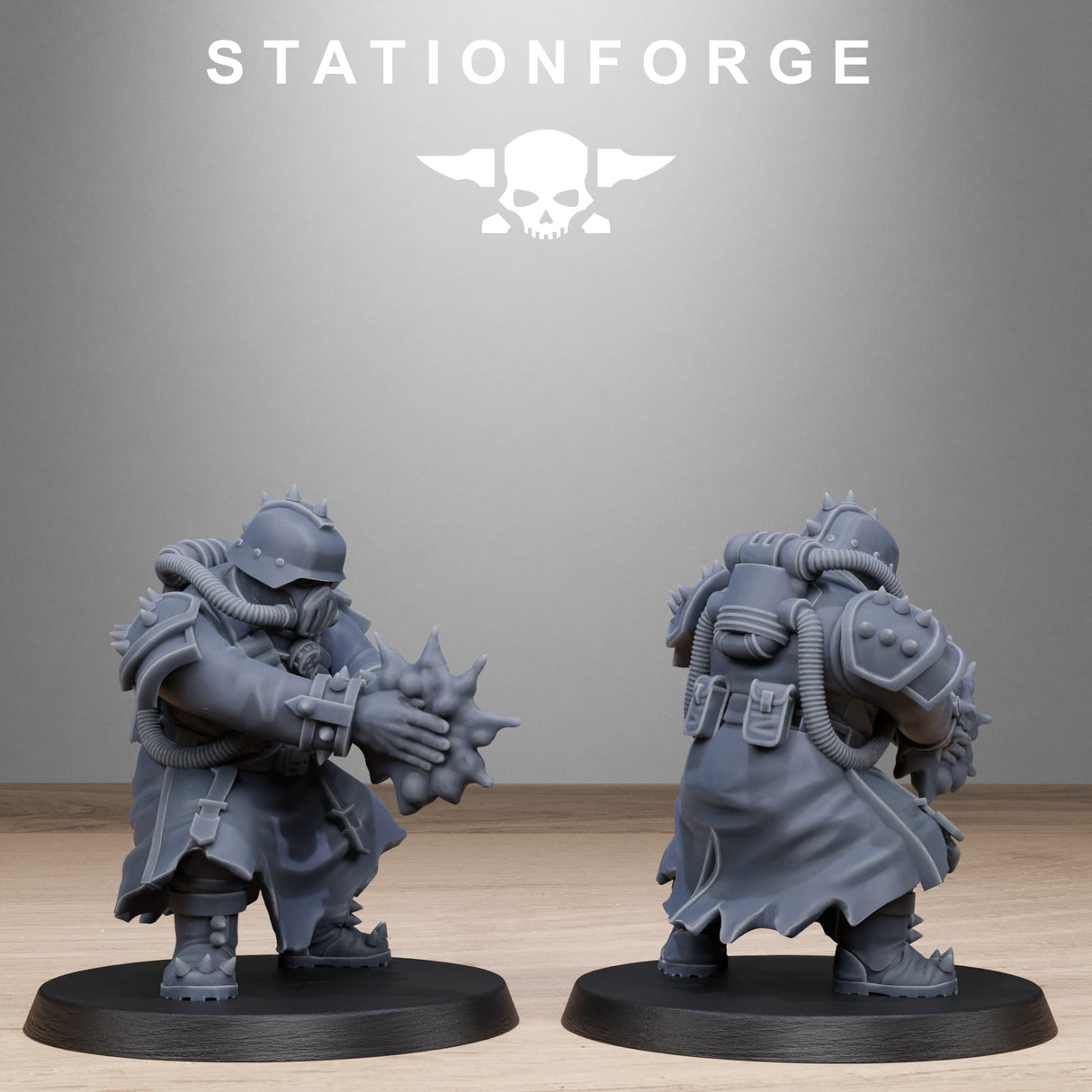 Tabletop Terrain Miniature Corrupted Guard Filthcrew Mutants