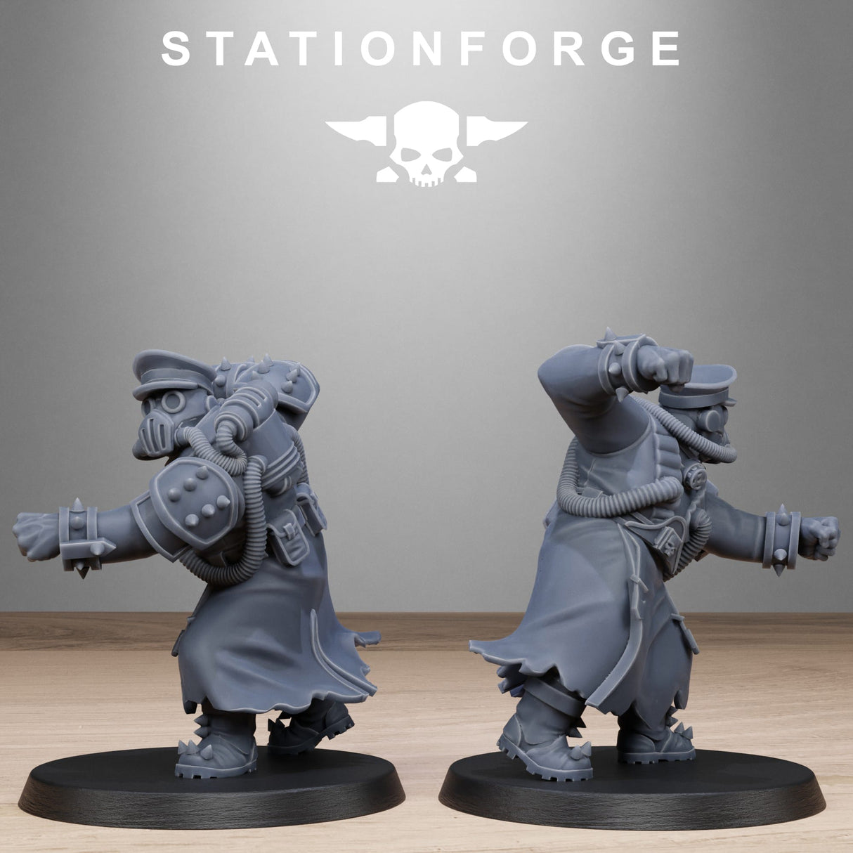 Tabletop Terrain Miniature Corrupted Guard Filthcrew Mutants