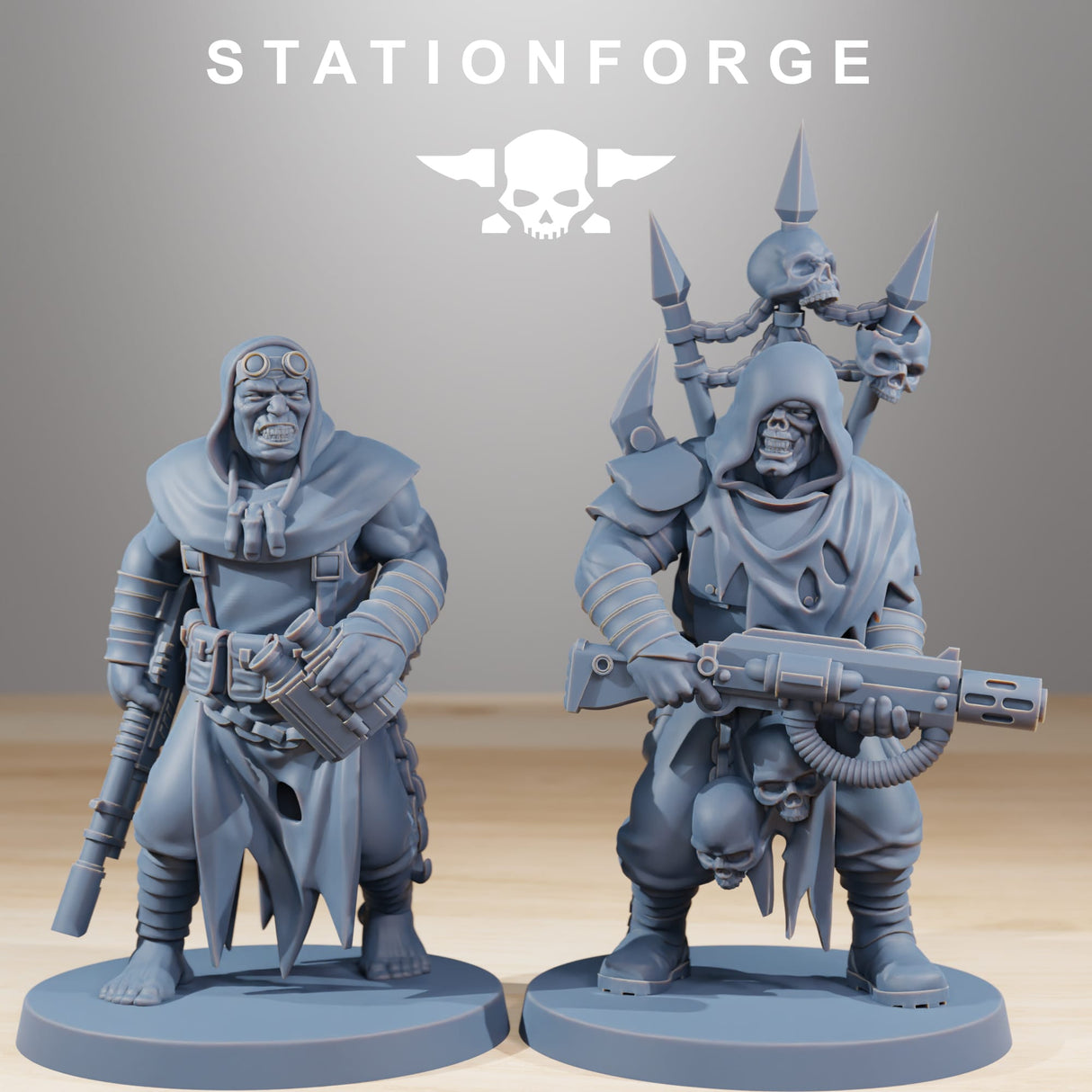 Tabletop Terrain Miniature Corrupted Guard Nomads