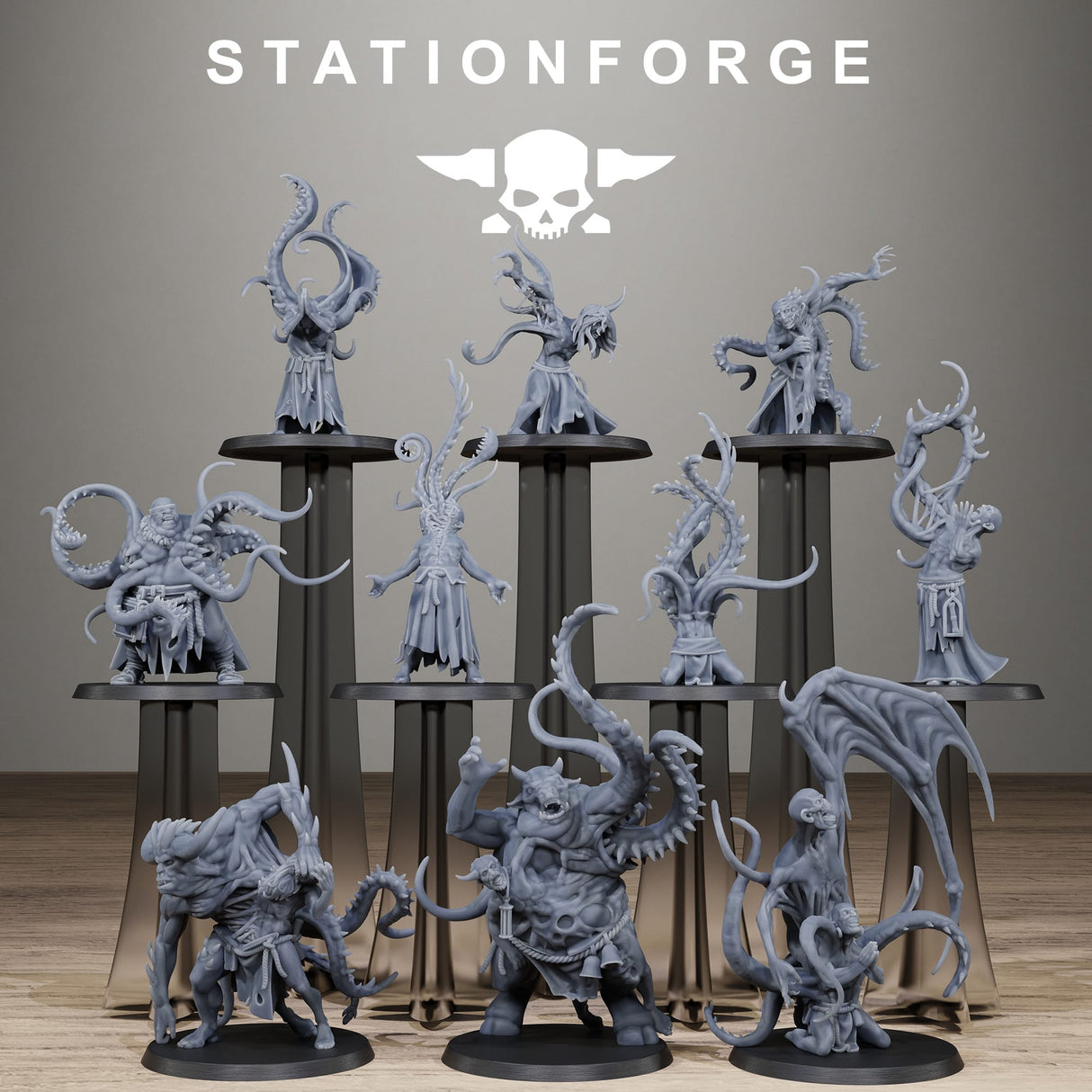 Tabletop Terrain Miniature Corrupted Guard Possessed Demon