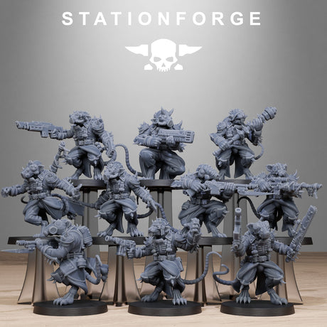 Tabletop Terrain Miniature Corrupted Guard Raticus