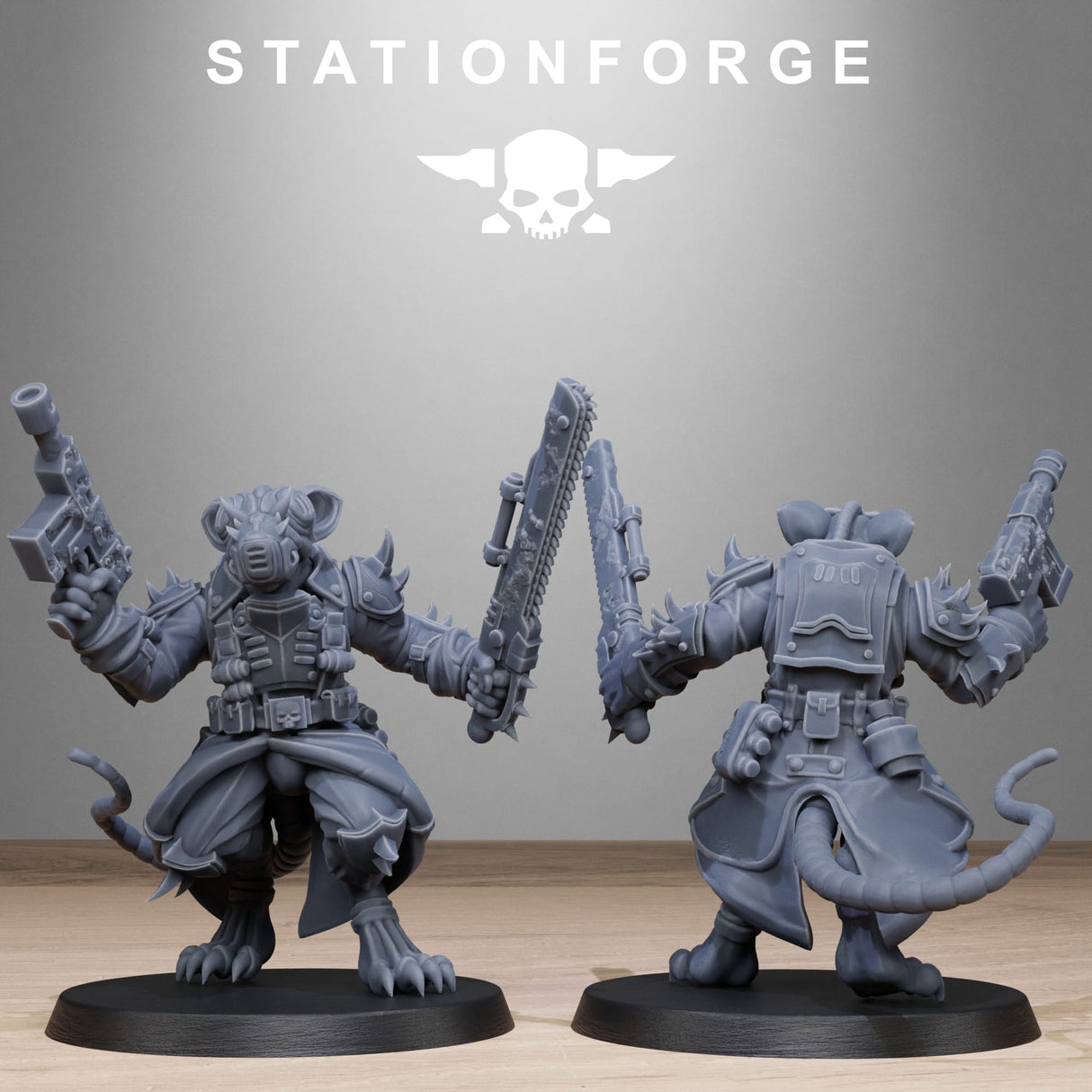 Tabletop Terrain Miniature Corrupted Guard Raticus