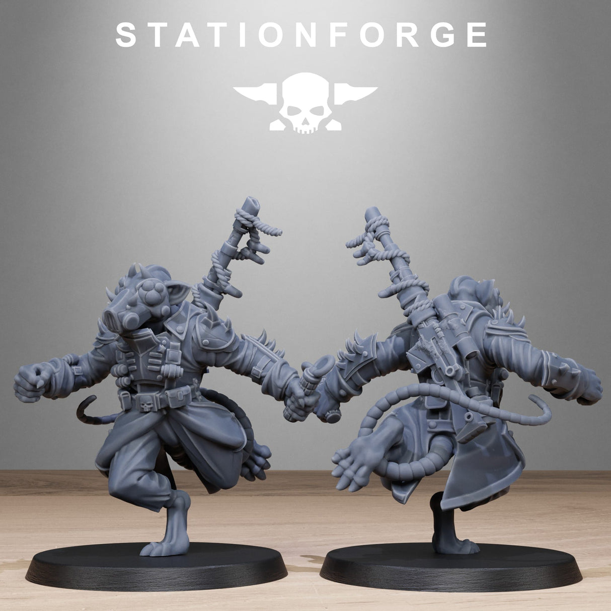 Tabletop Terrain Miniature Corrupted Guard Raticus