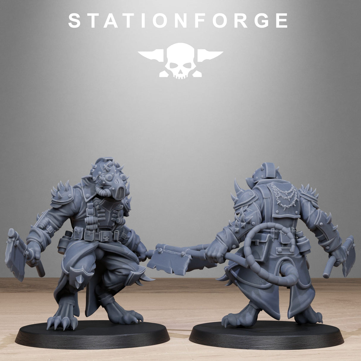 Tabletop Terrain Miniature Corrupted Guard Raticus