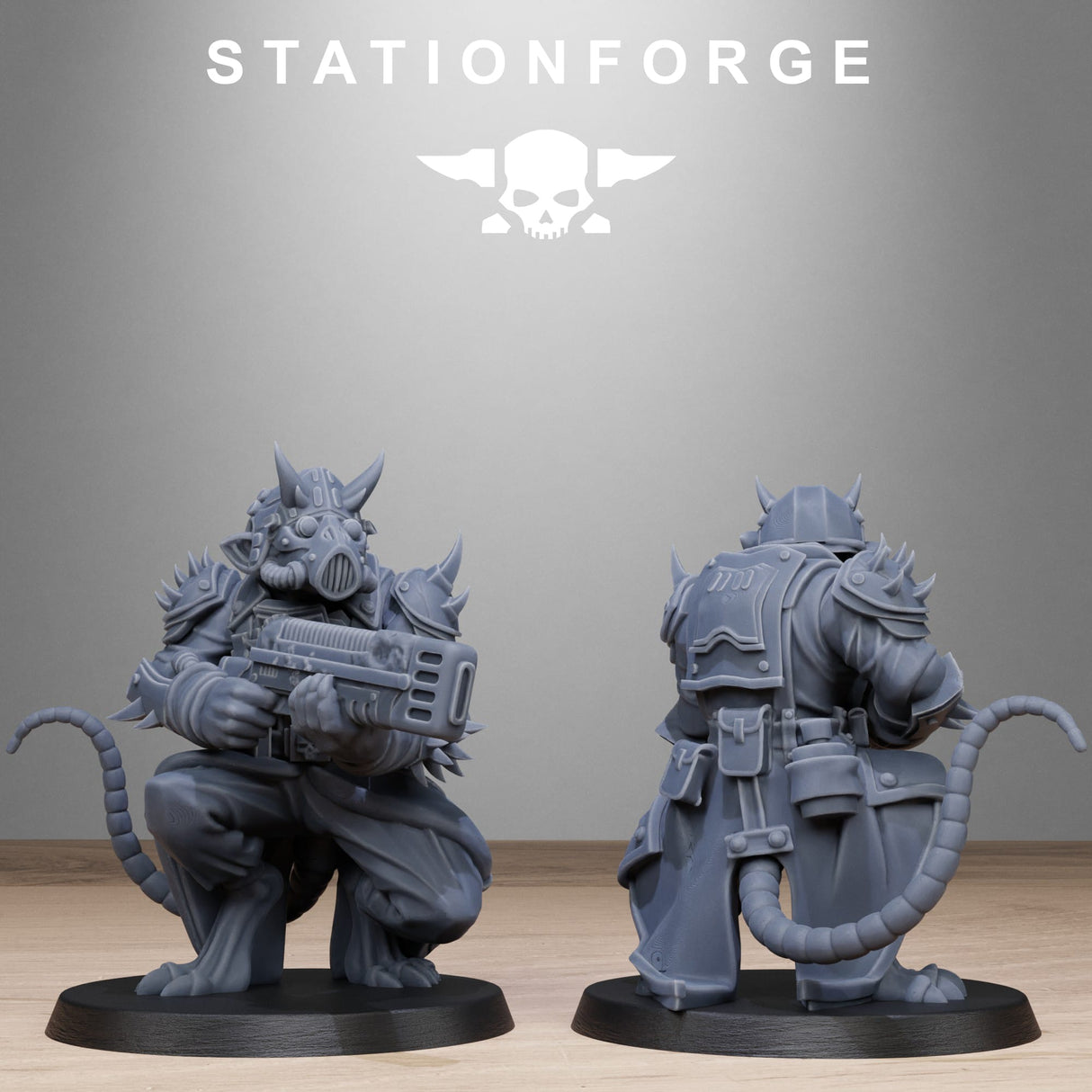Tabletop Terrain Miniature Corrupted Guard Raticus