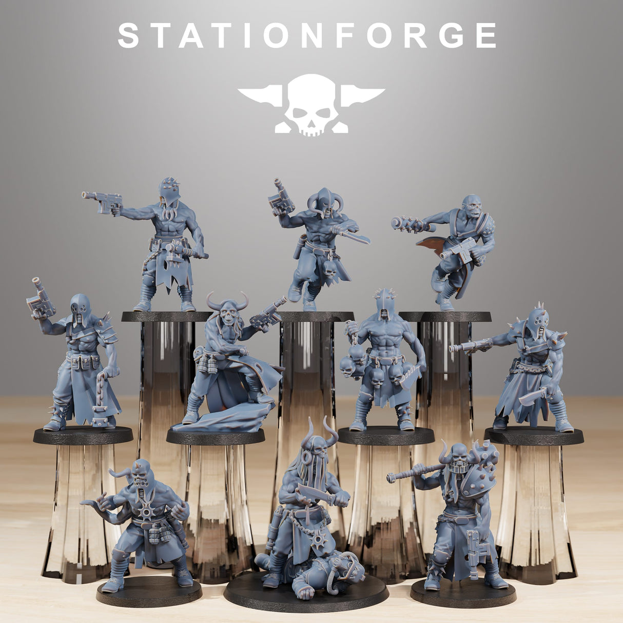 Tabletop Terrain Miniature Corrupted Guard Sectarians