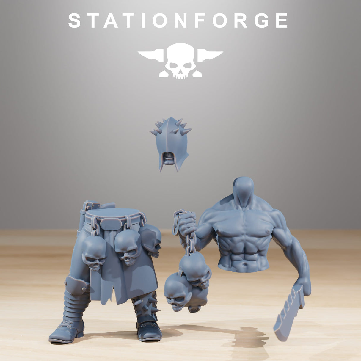 Tabletop Terrain Miniature Corrupted Guard Sectarians