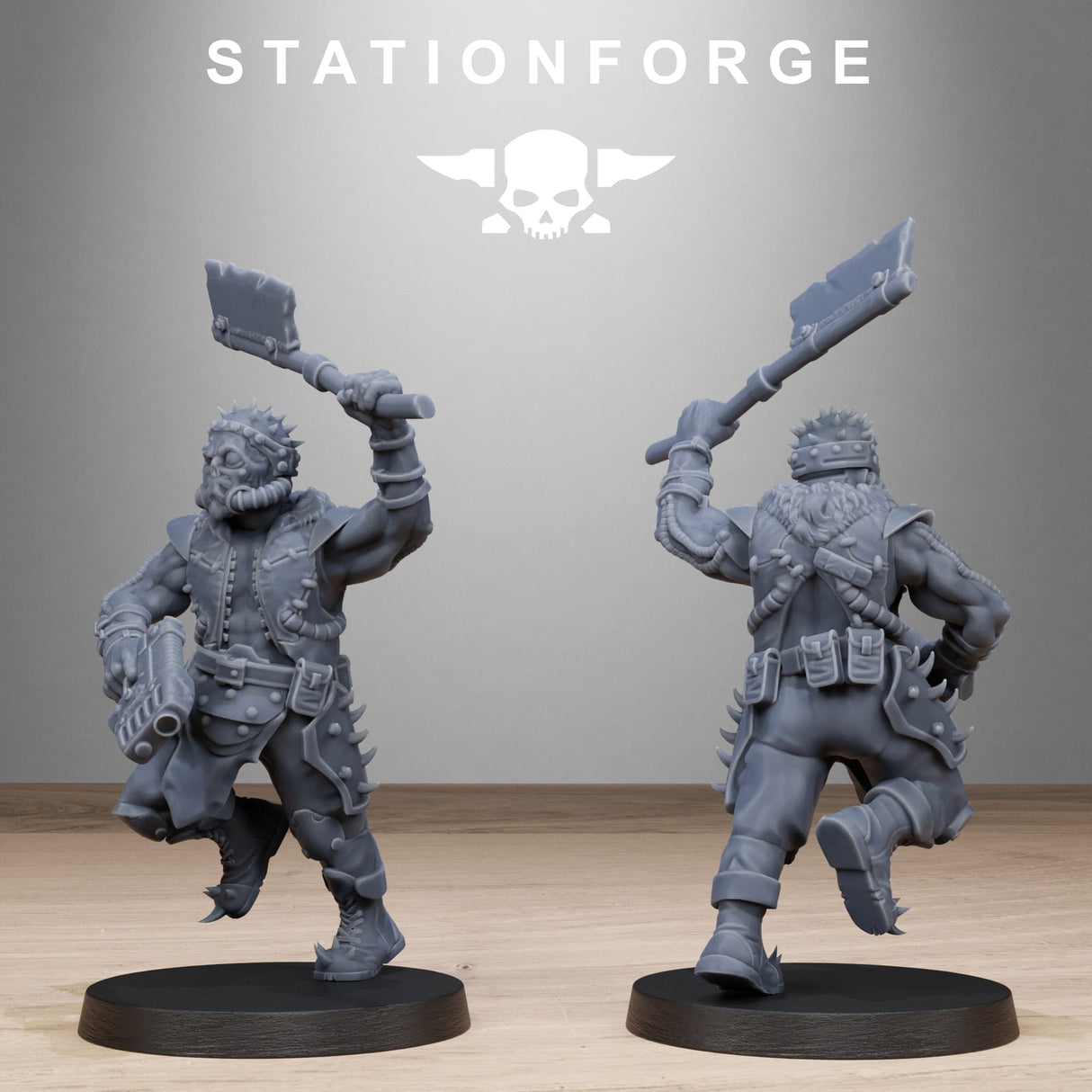 Tabletop Terrain Miniature Corrupted Guard Spikers