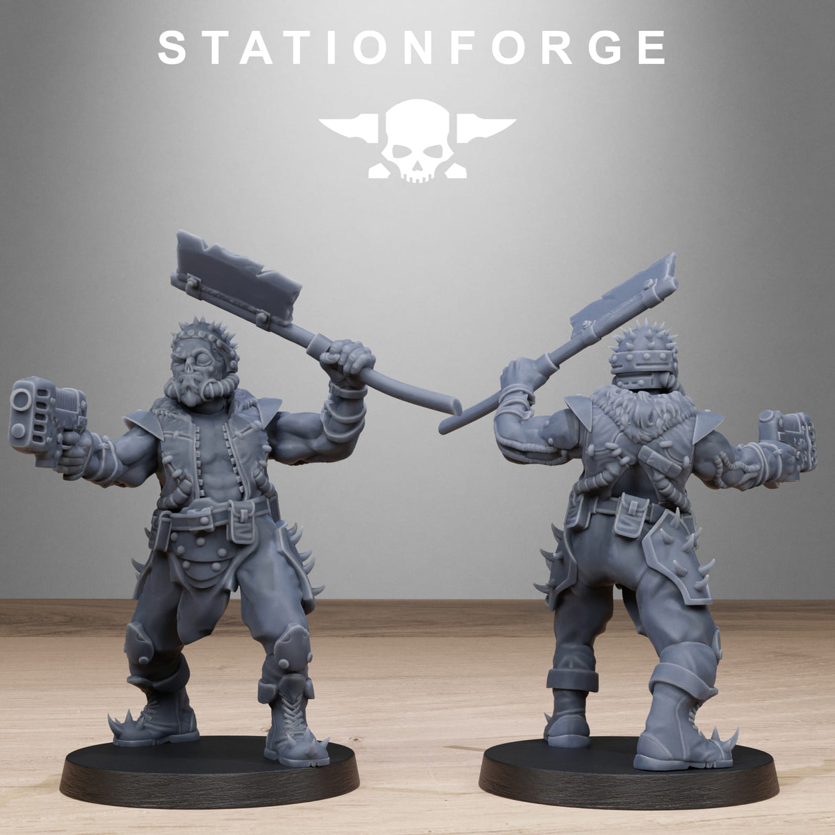 Tabletop Terrain Miniature Corrupted Guard Spikers