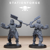 Tabletop Terrain Miniature Corrupted Guard Spikers