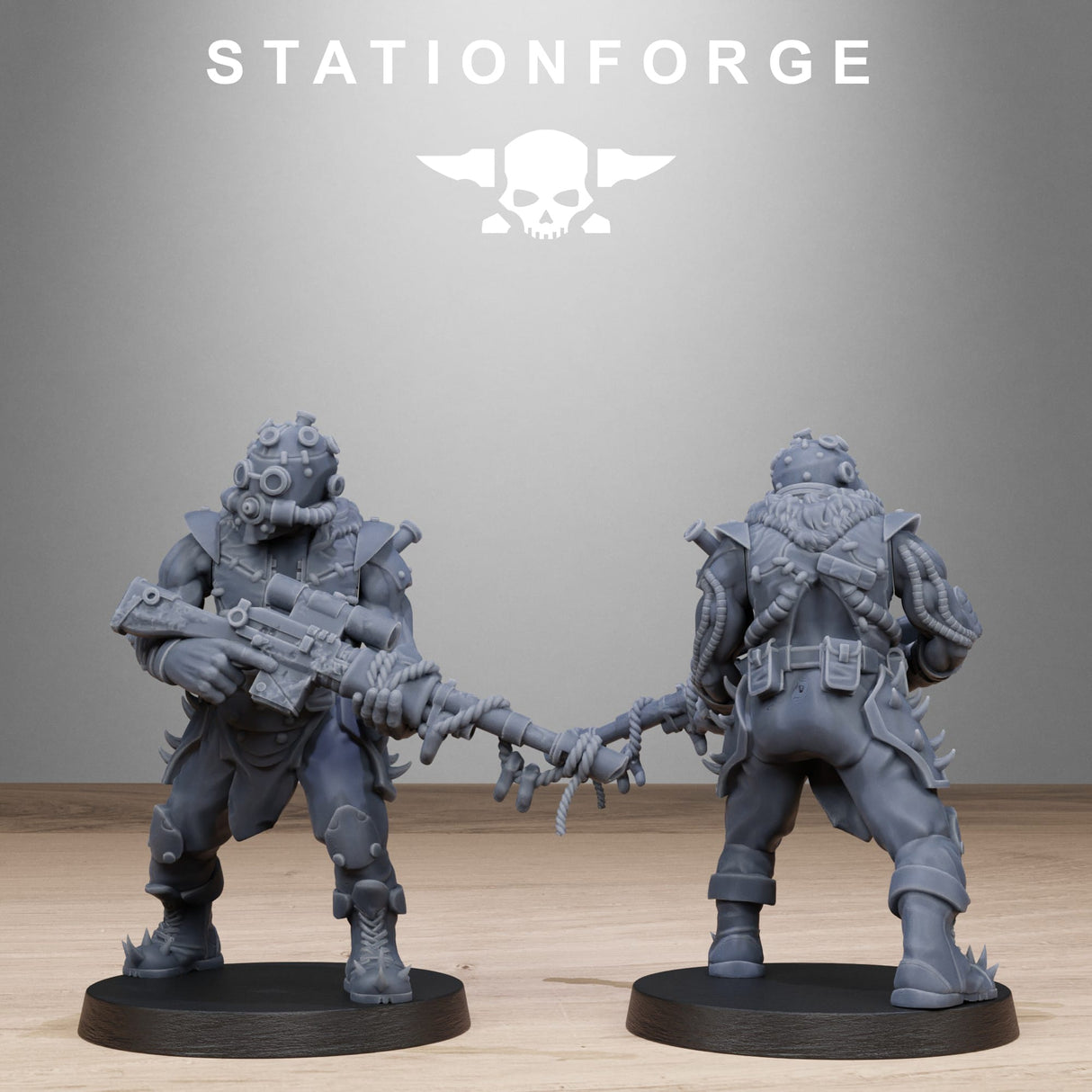 Tabletop Terrain Miniature Corrupted Guard Spikers