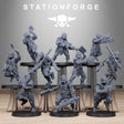 Tabletop Terrain Miniature Corrupted Guard Spikers