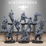 Tabletop Terrain Miniature Corrupted Guard Spikers