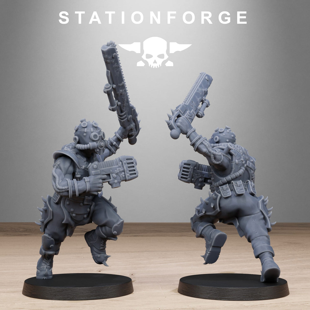 Tabletop Terrain Miniature Corrupted Guard Spikers