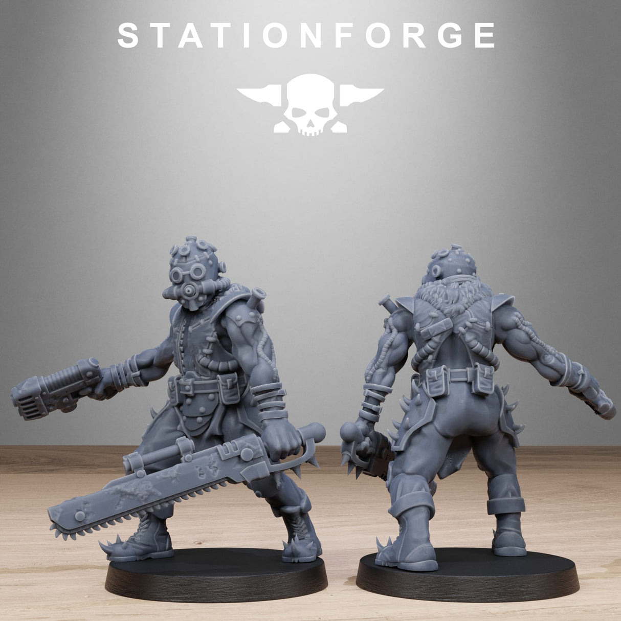 Tabletop Terrain Miniature Corrupted Guard Spikers