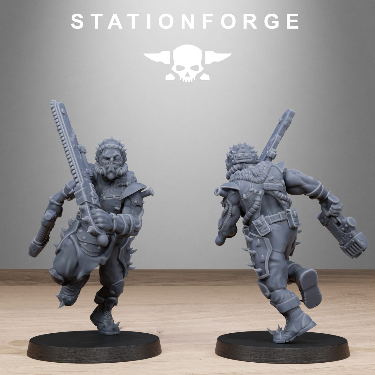 Tabletop Terrain Miniature Corrupted Guard Spikers