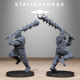 Tabletop Terrain Miniature Corrupted Guard Spikers