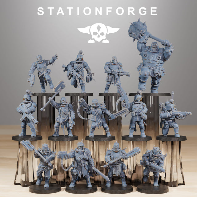 Tabletop Terrain Miniature Corrupted Guard The Forsaken