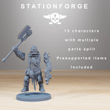 Tabletop Terrain Miniature Corrupted Guard The Forsaken
