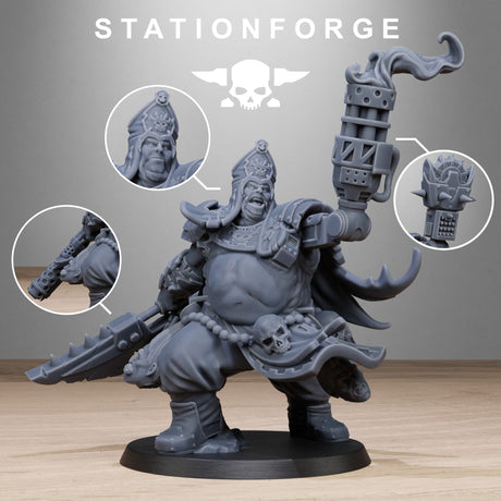 Tabletop Terrain Miniature Corrupted Guard Unholy Priest