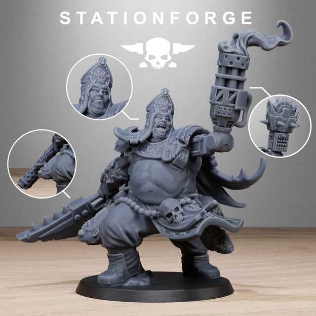 Tabletop Terrain Miniature Corrupted Guard Unholy Priest