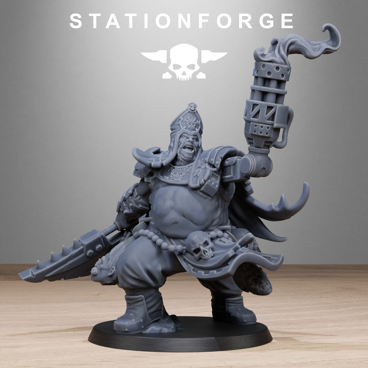 Tabletop Terrain Miniature Corrupted Guard Unholy Priest