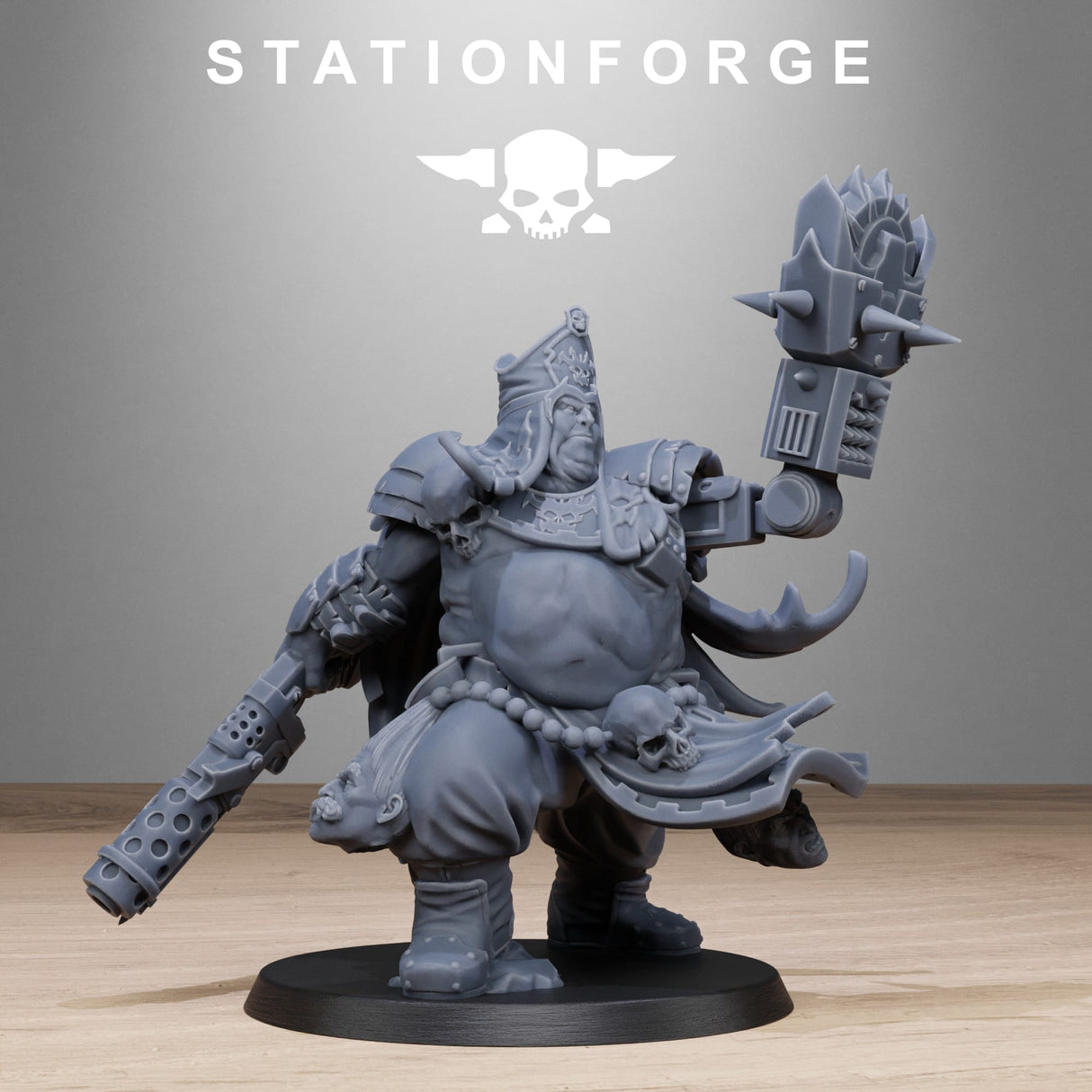 Tabletop Terrain Miniature Corrupted Guard Unholy Priest