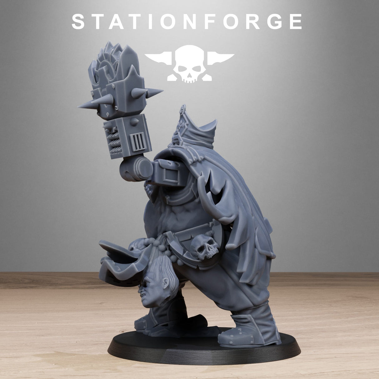 Tabletop Terrain Miniature Corrupted Guard Unholy Priest