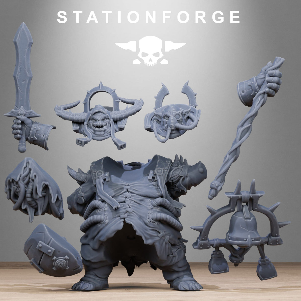 Tabletop Terrain Miniature Corrupted Lord of the Filth
