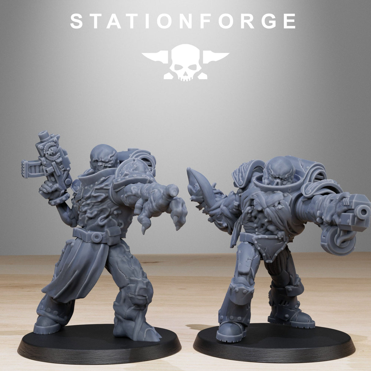 Tabletop Terrain Miniature Corrupted Socratis Infantry