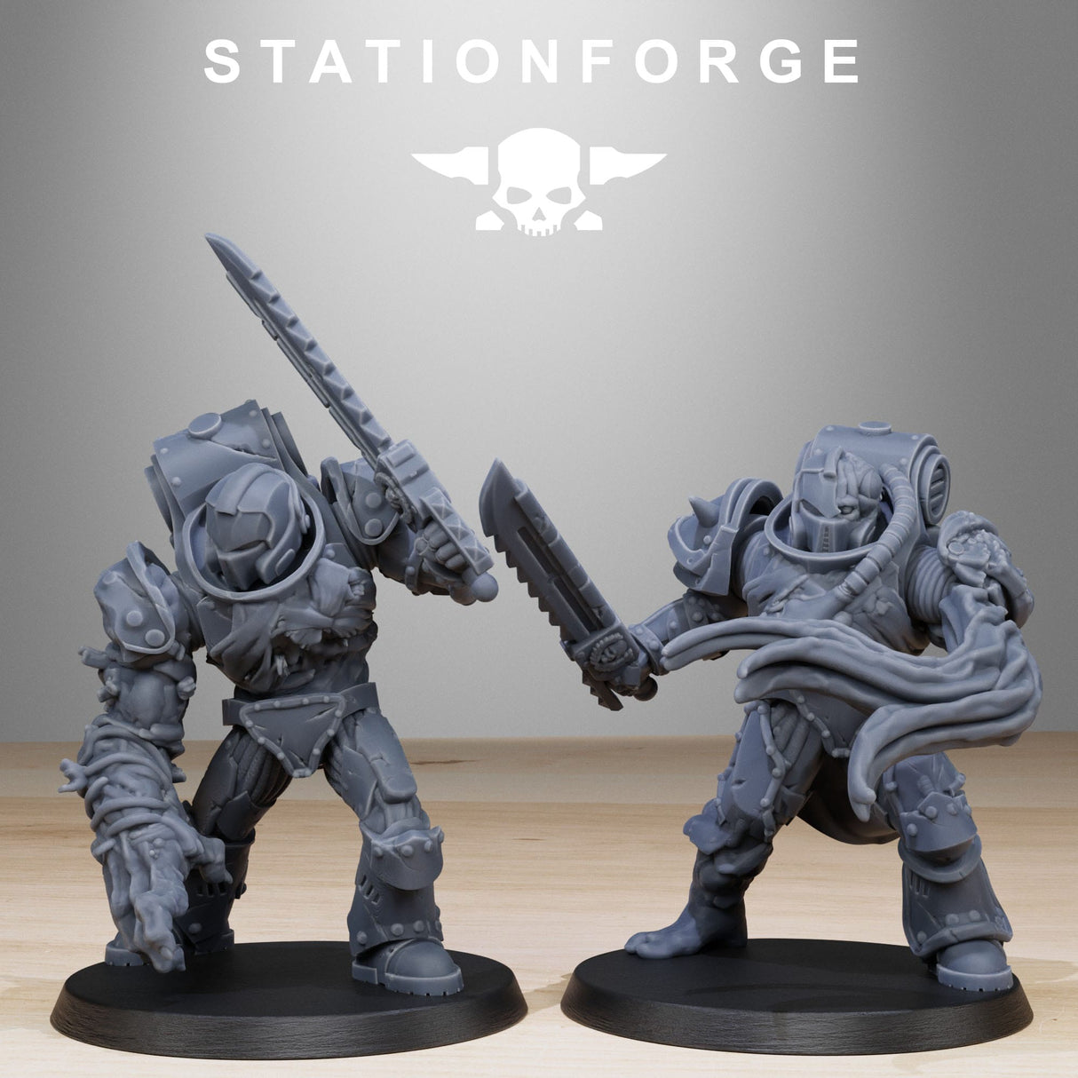 Tabletop Terrain Miniature Corrupted Socratis Infantry