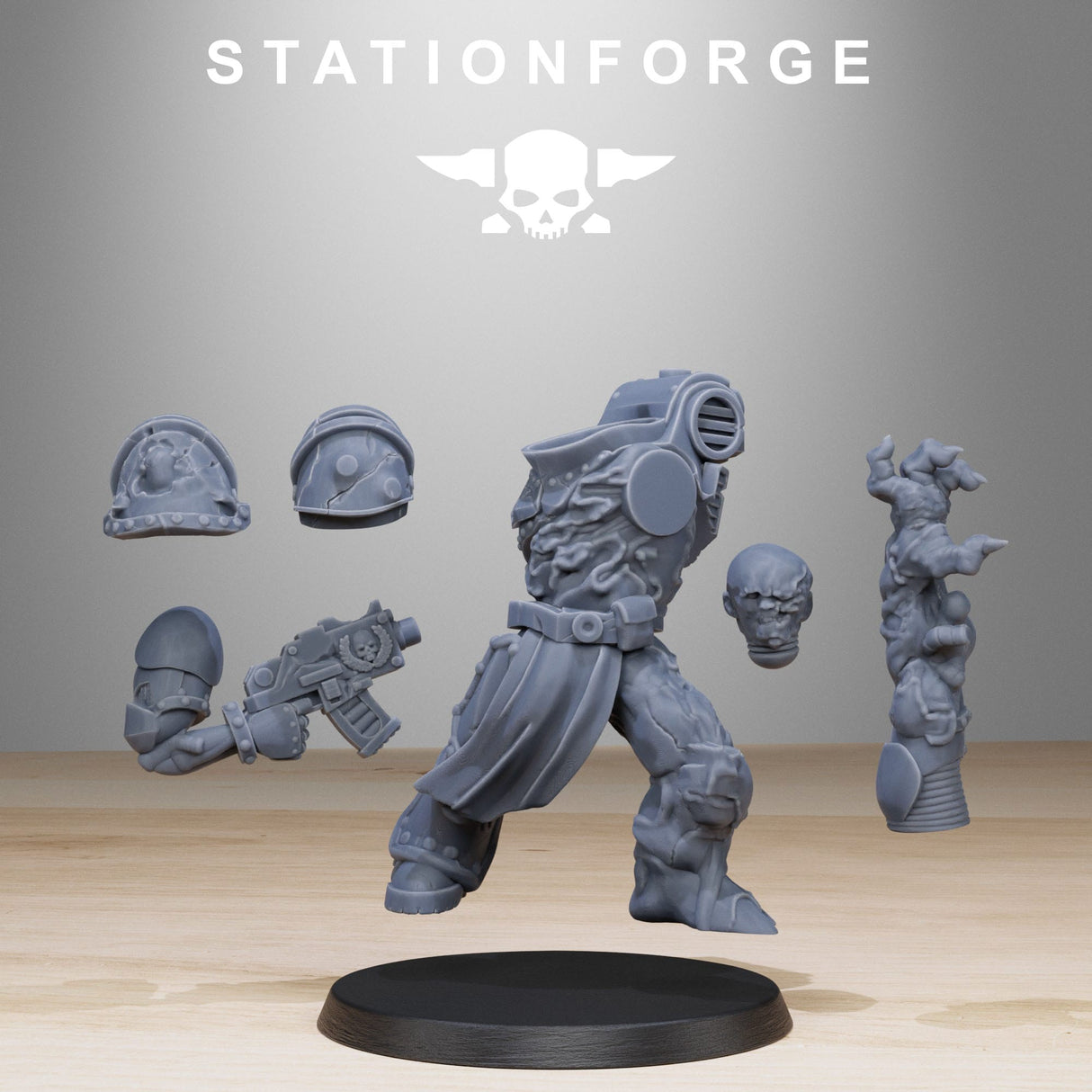 Tabletop Terrain Miniature Corrupted Socratis Infantry