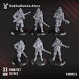 Tabletop Terrain Miniature Cortez's Conquistadors x6