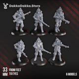 Tabletop Terrain Miniature Cortez's Conquistadors x6