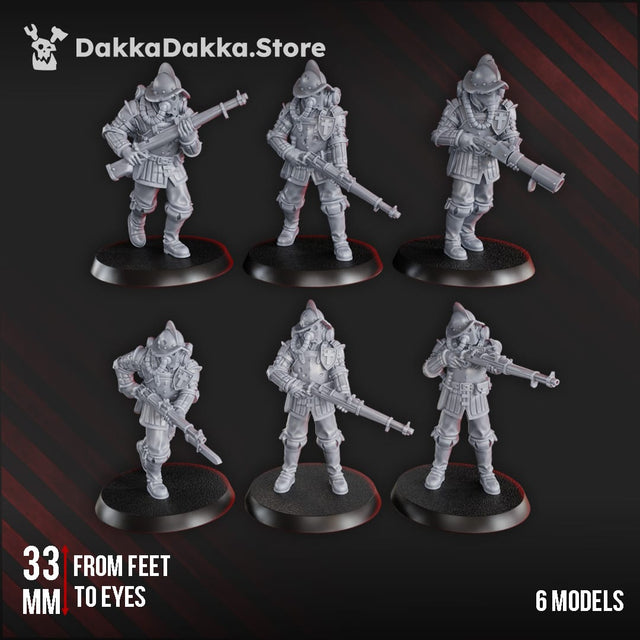 Tabletop Terrain Miniature Cortez's Conquistadors x6