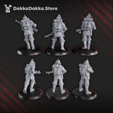 Tabletop Terrain Miniature Cortez's Conquistadors x6