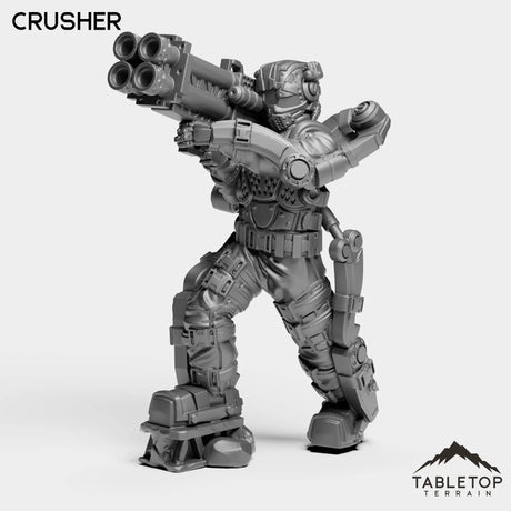 Tabletop Terrain Miniature Crusher - Endoskeleton Soldiers