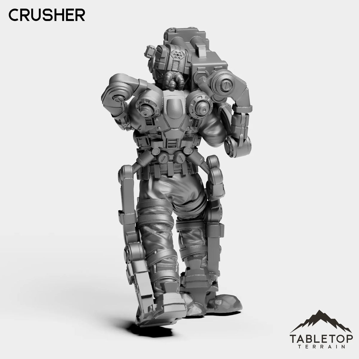 Tabletop Terrain Miniature Crusher - Endoskeleton Soldiers
