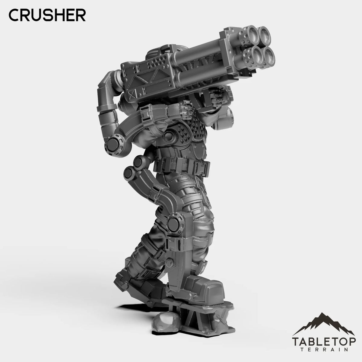 Tabletop Terrain Miniature Crusher - Endoskeleton Soldiers