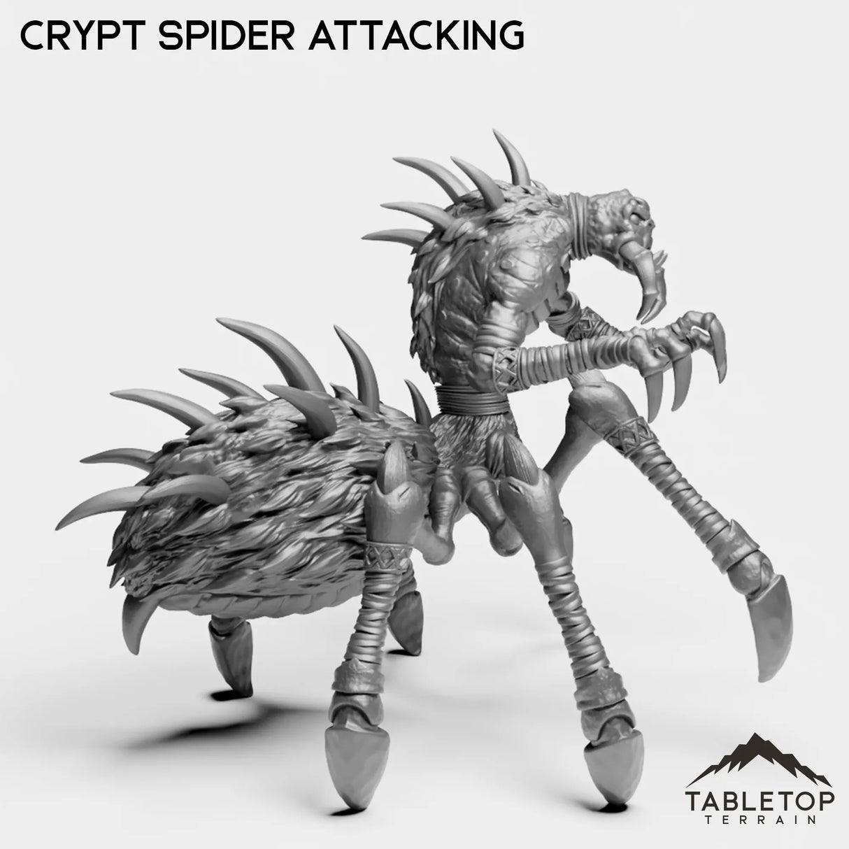Tabletop Terrain Miniature Crypt Spider Attacking Crypt Spider