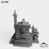 Tabletop Terrain Miniature Culled Knights Altar