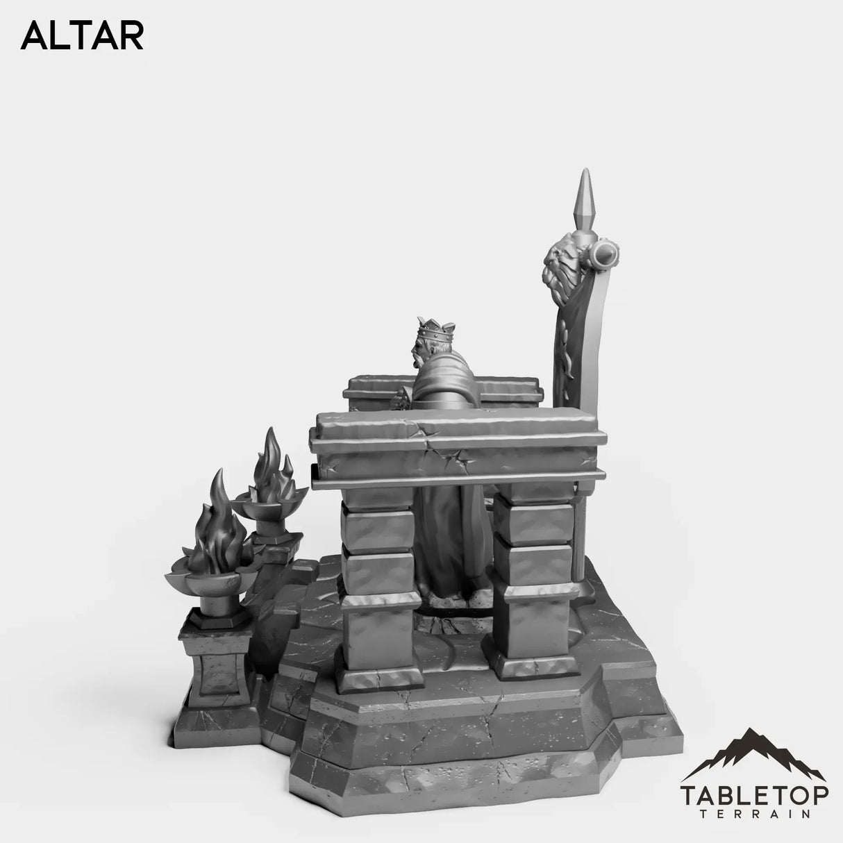 Tabletop Terrain Miniature Culled Knights Altar