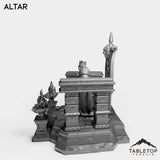 Tabletop Terrain Miniature Culled Knights Altar