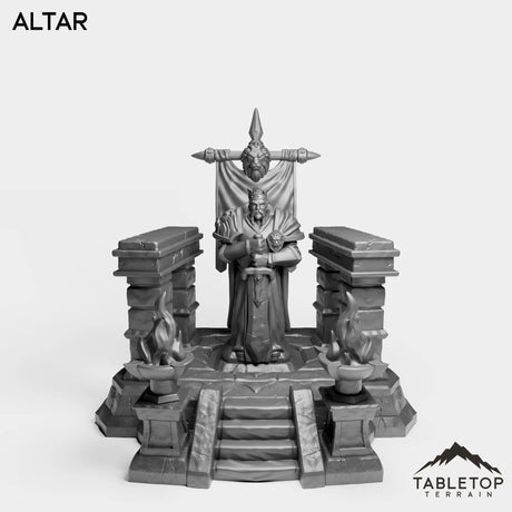 Tabletop Terrain Miniature Culled Knights Altar