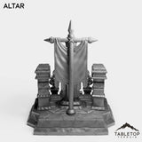 Tabletop Terrain Miniature Culled Knights Altar