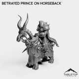 Tabletop Terrain Miniature Culled Knights Betrayed Prince on Horseback